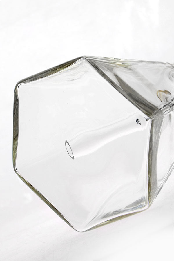 Preemo Glass 8" Hexagonal Build-A-Bong Base