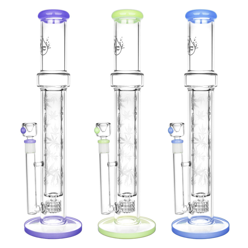 Straight Glass Smoke Water Pipe 16' Showerhead Perc Honeycomb Hookah Pipe -  China Glass Pipes and Glass Water Pipe price