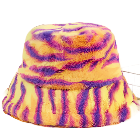 Colourful Fuzzy Bucket Hats
