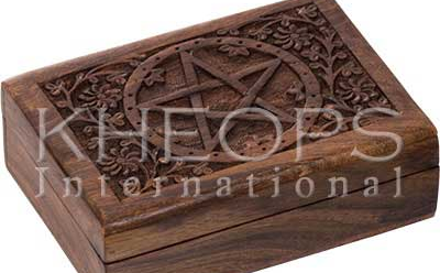 Wood Lined Carved Box