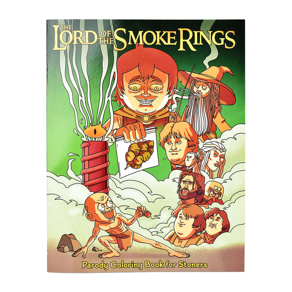 Wood Rocket Lord of the Smoke Rings Adult Coloring Book