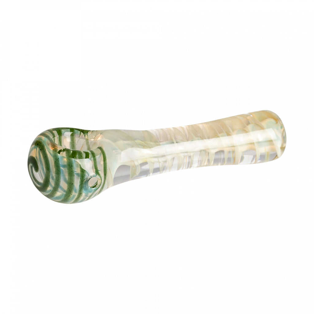 Red Eye Glass 3.75" Corkscrew Inside-Out Hand Pipe