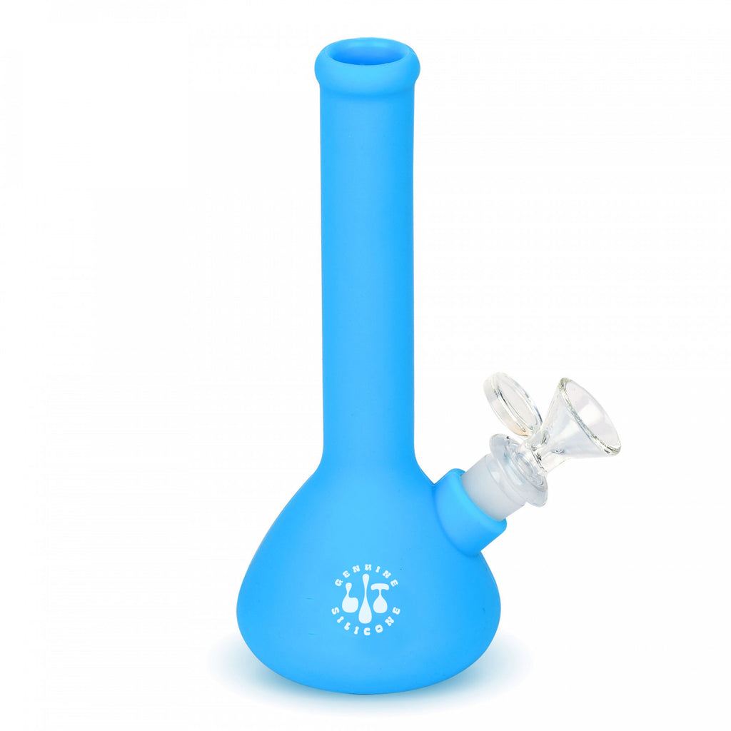 Lit Silicone 7.5" Beaker Water Pipe