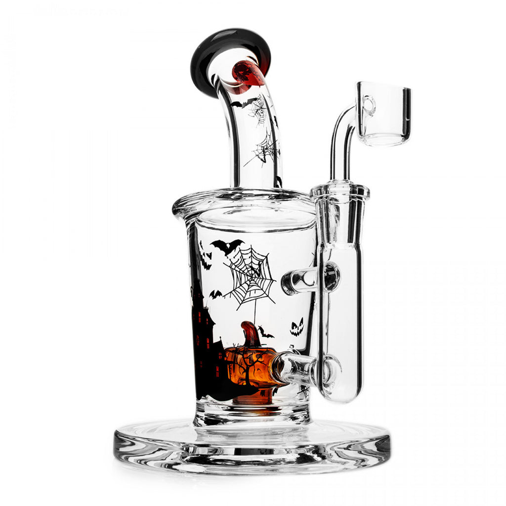 Red Eye Glass 8" Pumpkin Concentrate Rig