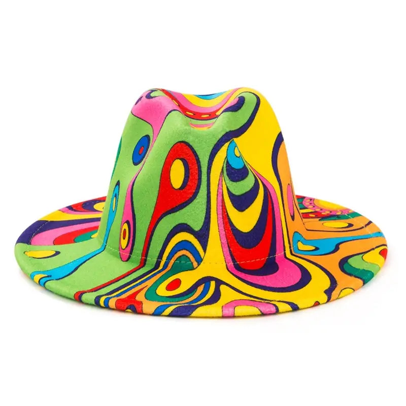 Wide Brim Colourful Cloche Hats