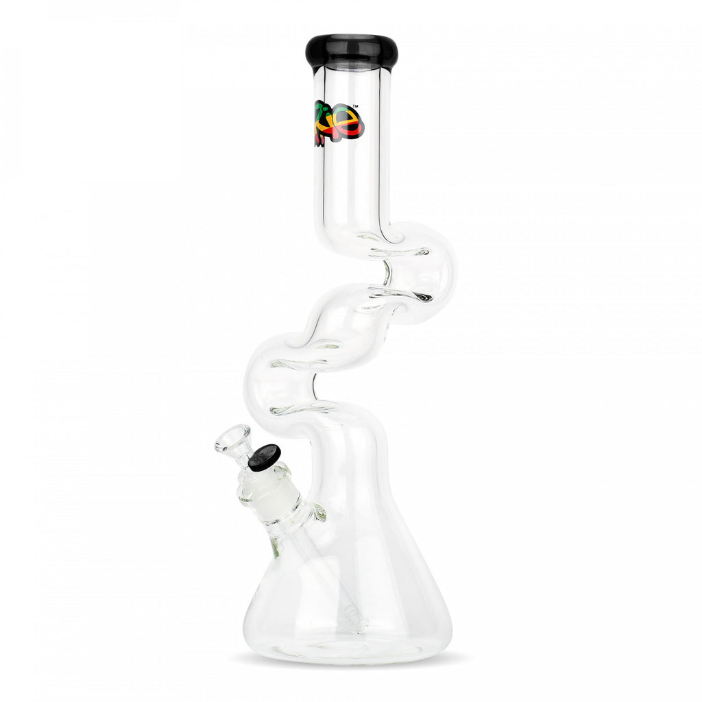 Irie 16" 7mm Thick Loop-D-Loop Beaker Tube