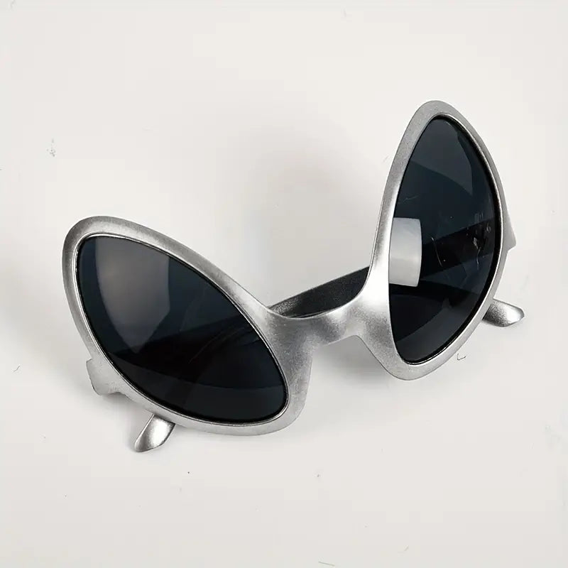 Alien-Shaped Polycarbonate Sunglasses