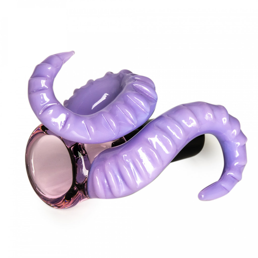 Red Eye Glass 14mm Tentacle Cone Pull-Out