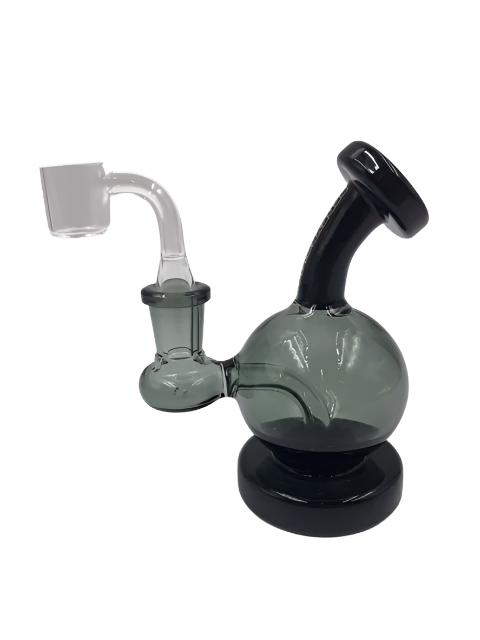 Red Eye Glass 5" Tall Sphere Dab Rig