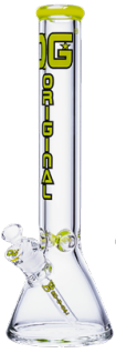 OG Original 16" 9mm Color Logo Beaker