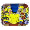 Marge Flashes Her Boobs Large Rolling Tray