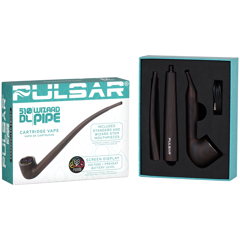Pulsar 510 DL Wizard Pipe Variable Voltage Cartridge Vape | 650mAh Mary Jane's Headquarters Pulsar 510 DL Wizard Pipe Variable Voltage Cartridge Vape | 650mAh Mary Jane's Headquarters