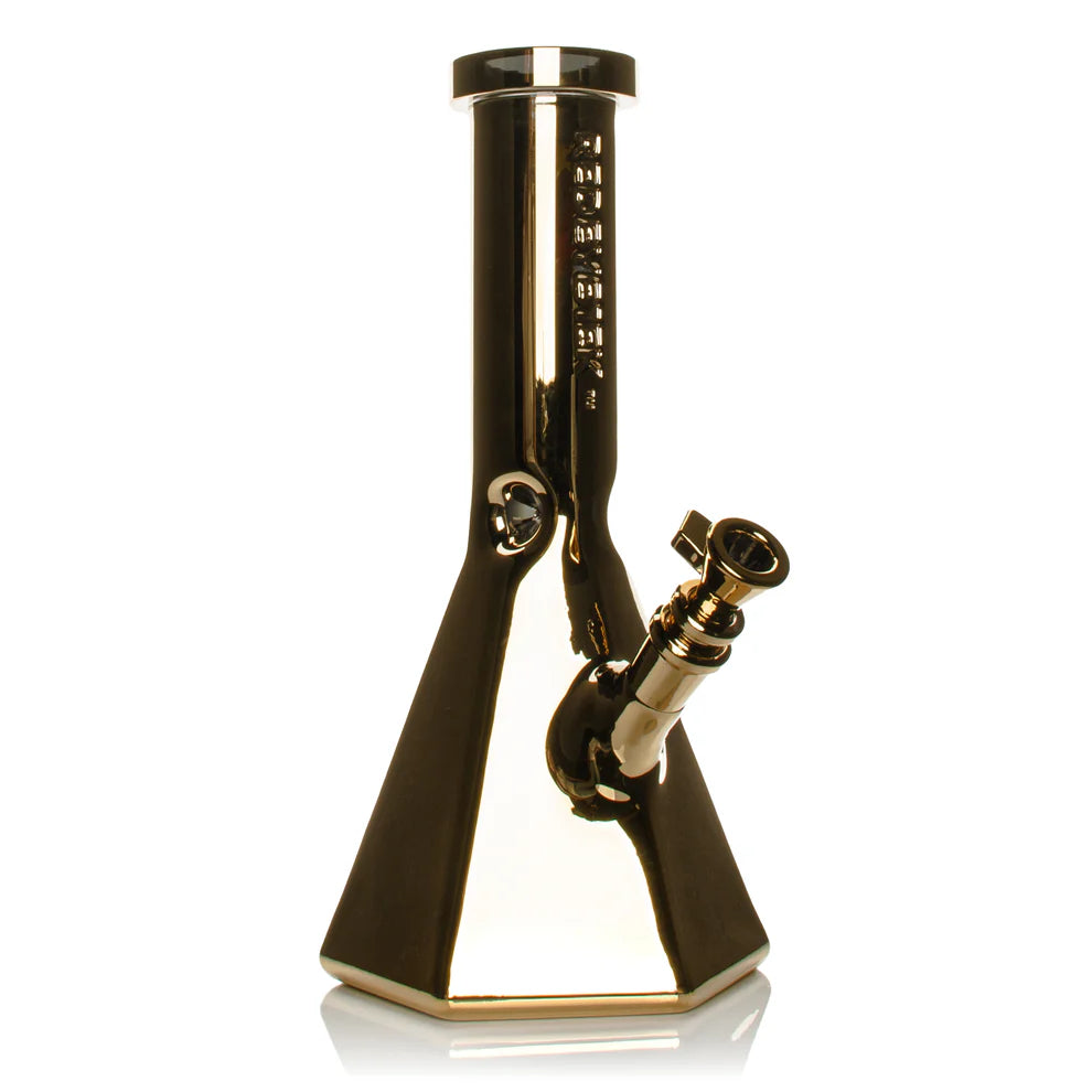 Red Eye Tek 12" Terminator Finish Hex Base Beaker Tube Bong