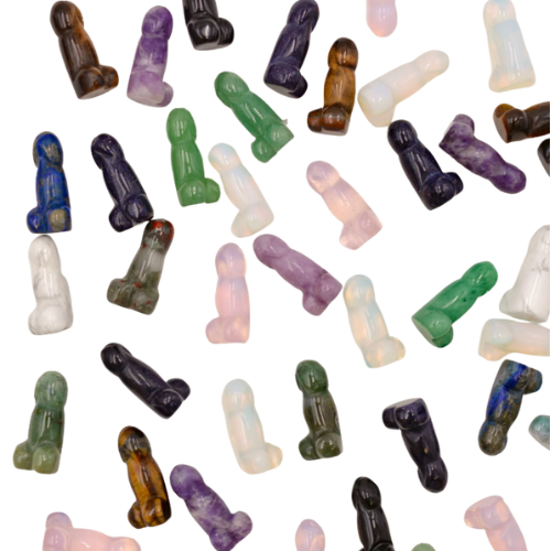 Crystal Cock Keychain (Assorted)