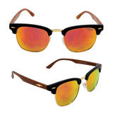 Polarized Wooden Frame Sunglasses