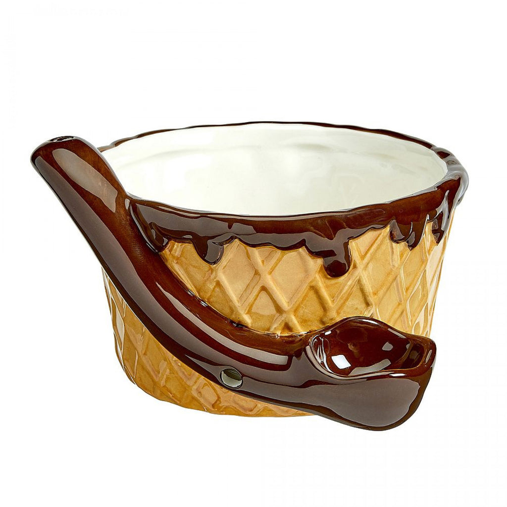 Ice Cream Ceramic Bowl Pipe