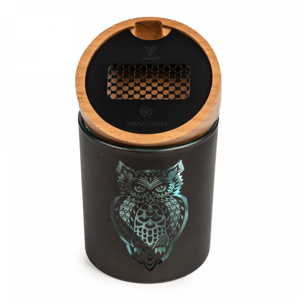 Syndicate Large Owllusion Turquoise SmartStash Jar