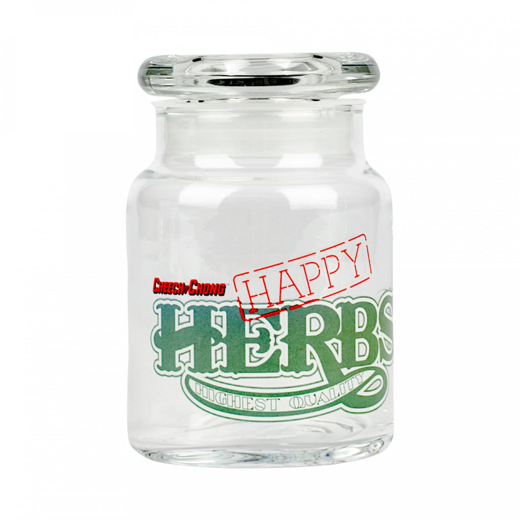 Cheech And Chong Happy Herbs Pop Top Jar