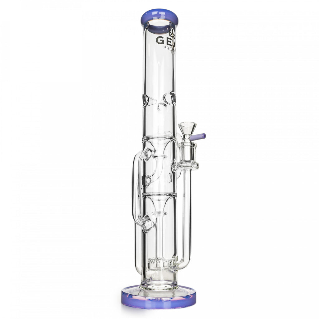 15" Stemless Dual Chamber Recycler Water Pipe