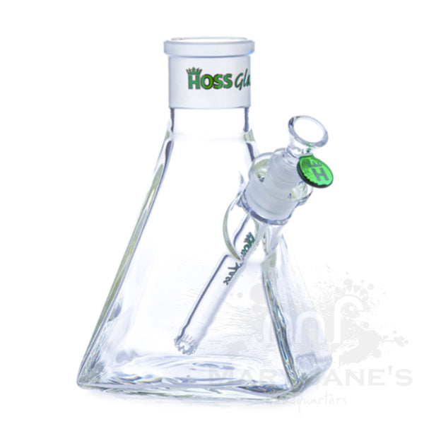HOSS 8" Tall 7mm Thick Pyramid Build-a-Bong Base - Mary Jane's Headquarters