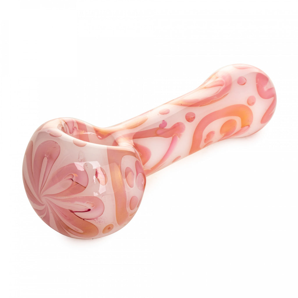 4.5" Peace, Love & Happiness Spoon Hand Pipe