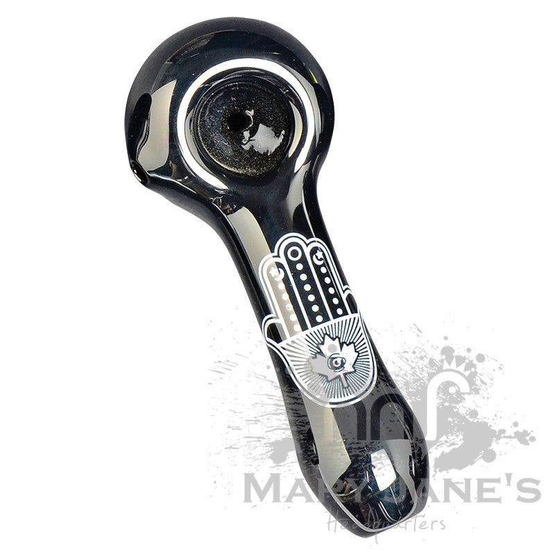 Red Eye Glass Monochrome Tattoo Glass Hand Pipes - Hand