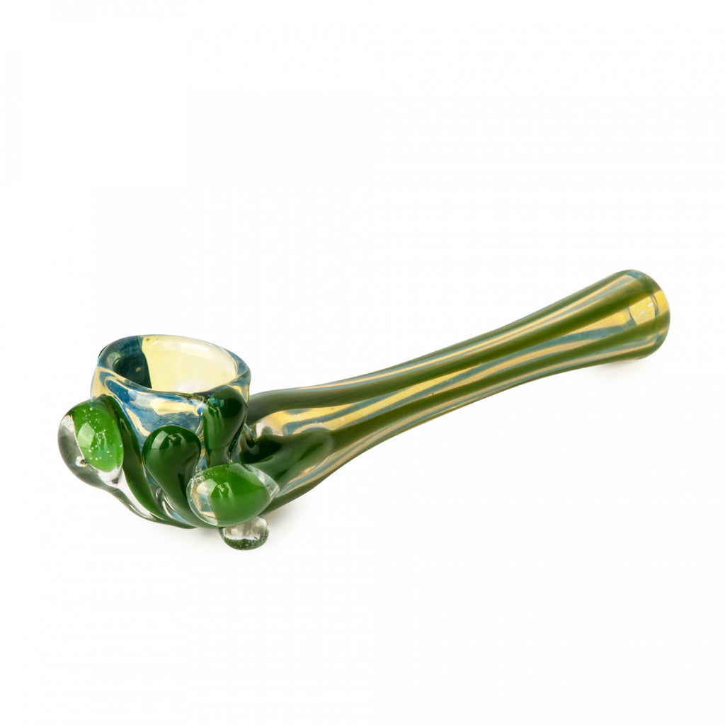 Red Eye Glass 4" Straight Claw Hash Pipe