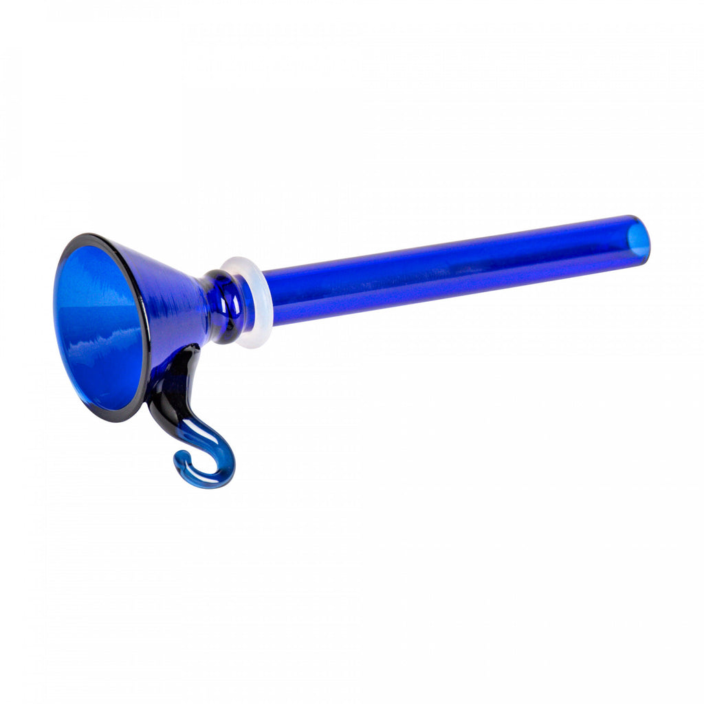 Red Eye Glass 9mm Cone Pull-Out - Blue
