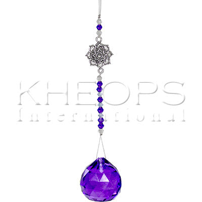 Hanging Crystals - Beads And Lotus