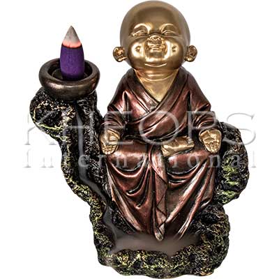 Baby Monk Backflow Cone Holder