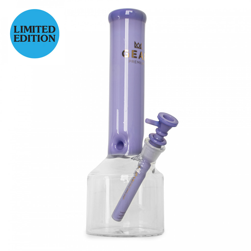 Gear Premium 12" Tall Cassidy Canteen Base Water Pipe - Purple Slyme