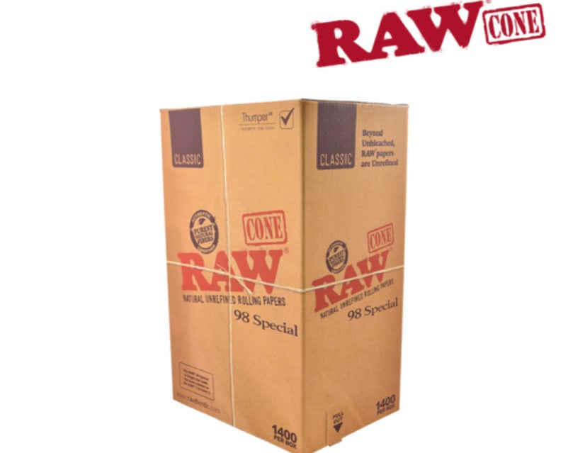 RAW Bulk Pre Rolled Cones - 98 Select (1400 pk)