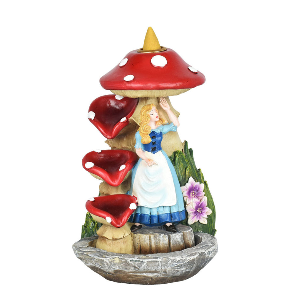 Alice In Wonderland Mushroom Backflow Incense Burner | 7"