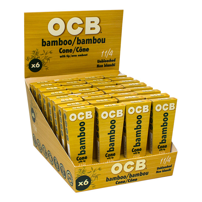 OCB Bamboo Cones - 1 1/4