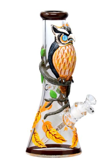 Owl Bong by Nice Glass