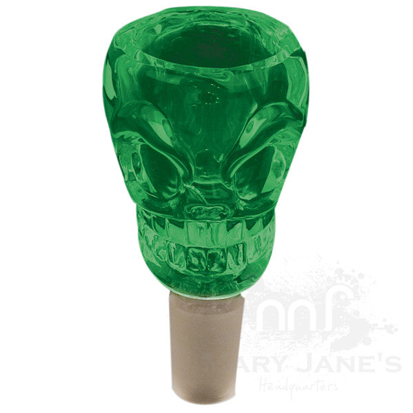 GEAR Skull Glass on Glass Bong Bowl - Mary Jane's Headquarters