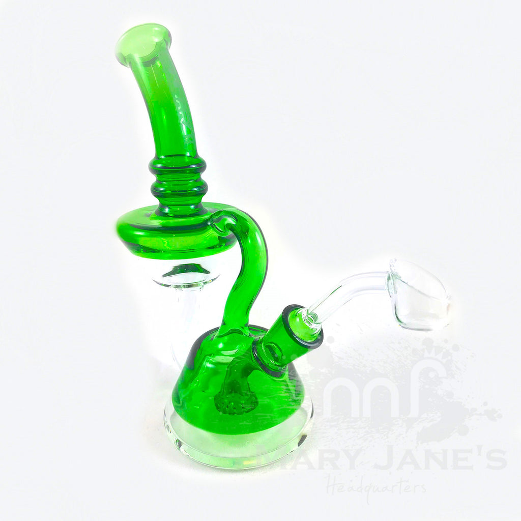 Pulsar 7" Tall Double Cup Recycler Dab Rig