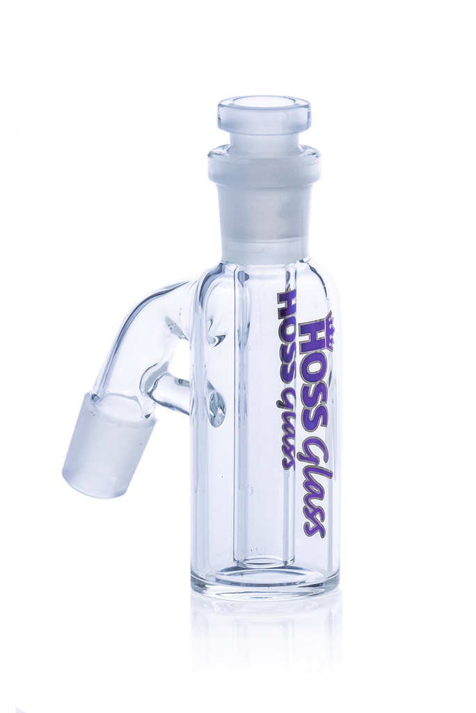 Hoss Glass Ash Catcher W/ Removable Downstem - Purple