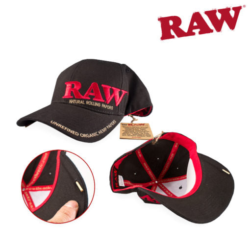 Raw Hats - Black w/ Poker