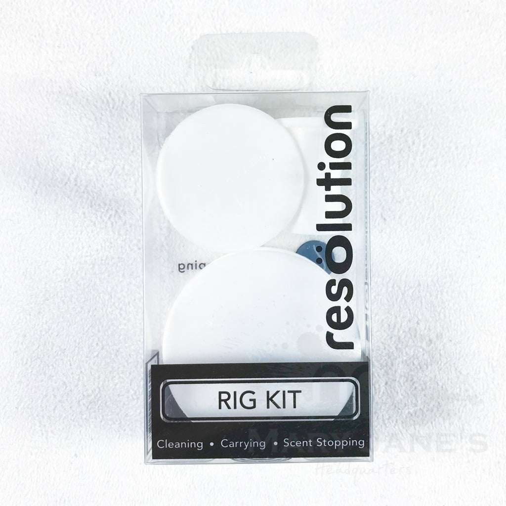 Resolution Rig Kit Silicone Dab Rig Cleaner Caps