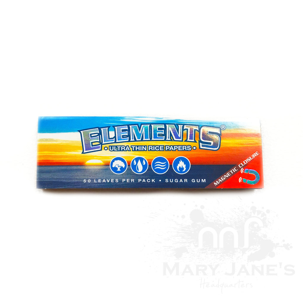  ELEMENTS 300 Ultra Thin Rice Rolling Paper 1.25 1 1/4