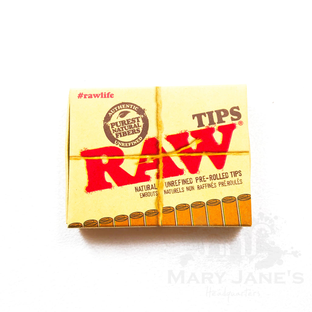 RAW Pre-Rolled Tips - Mary Jane's Headquarters