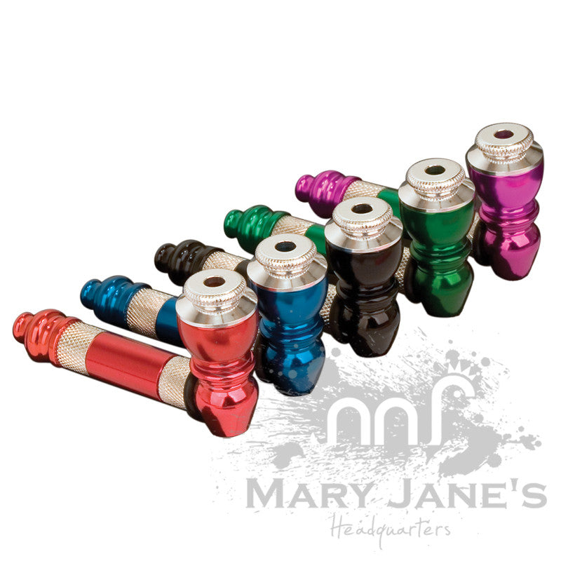 Medium Deluxe Anodized Metal Pipe - Mary Jane's Headquarters
