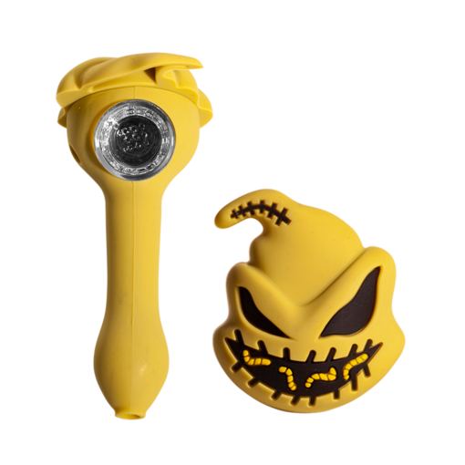 Silicone Oogie Boogie Man Hand Pipe