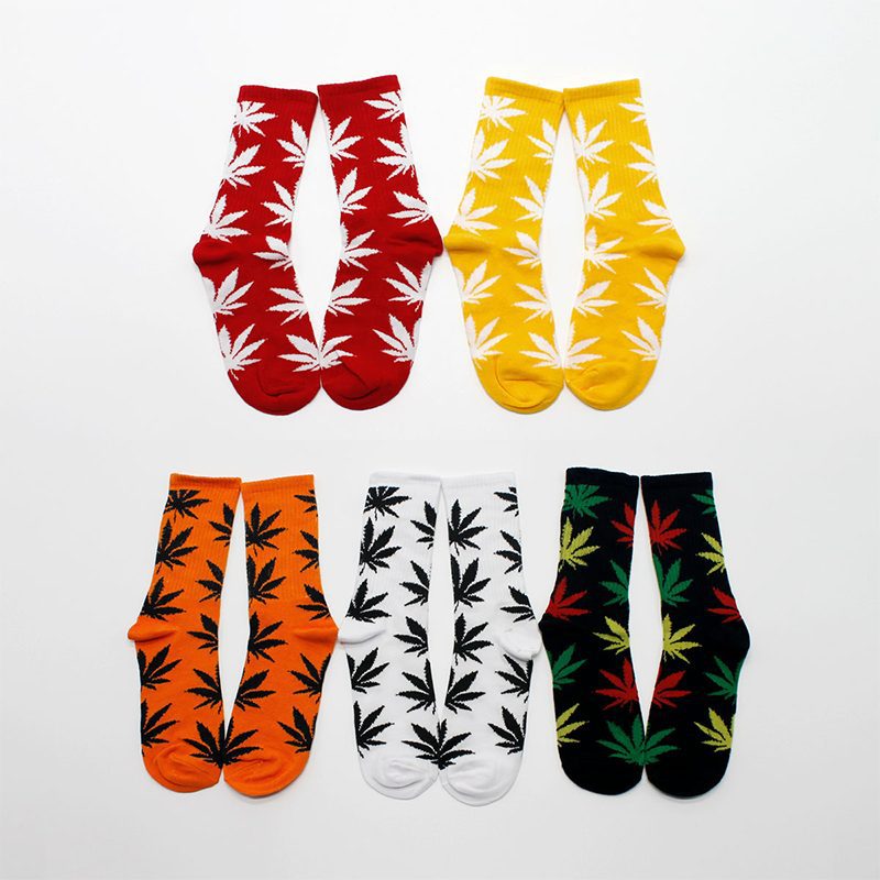 Leaf Print socks