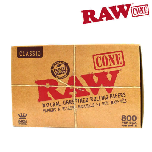 RAW Bulk Pre Rolled Cones - King Size (800 pk)