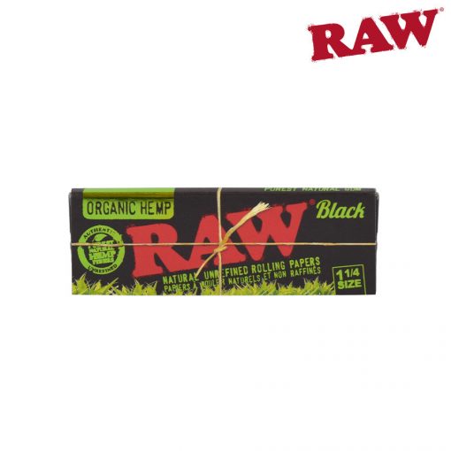 Raw Black Organic Hemp Unrefined Rolling Papers