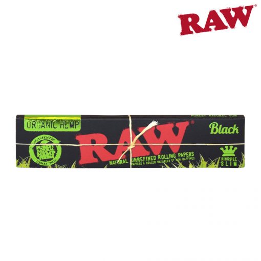 Raw Black Organic Hemp Unrefined Rolling Papers