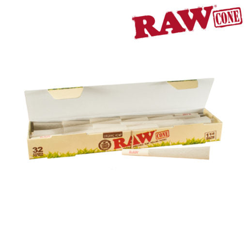 RAW Organic Pre Rolled Cones - 1 1/4