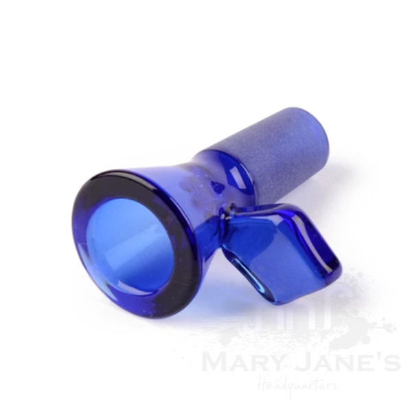 Red Eye Tek 14mm Glass on Glass Bong Bowl W/Diamond Handle-Blue